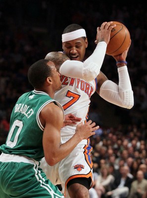 Anthony has been a key part of the Knicks strong 3-1 opening against the Boston Celtics. (Jim McIsaac/Newsday/MCT)