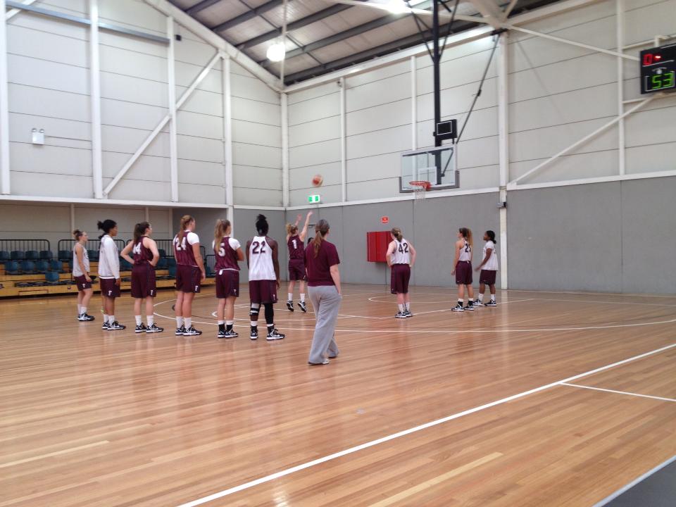 The women’s basketball team has gotten an early start in 2013, traveling abroad to play ball in Australia. (Courtesy of Fordham Sports)