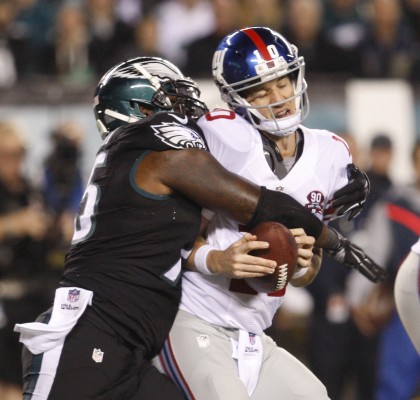 Eli Manning may not be an elite quarterback anymore, but replacing him will not fix the Giants. (Photo Courtesy of Ron Cortes /Philadelphia Inquirer via TNS)