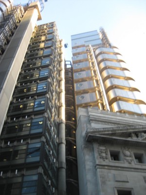 Entirety of the Lloyd’s Building (PHOTO COURTESY OF MARISSA SBLENDORIO)