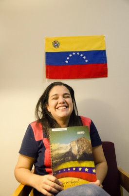 Andrea Arizaleta Valera, FCLC '17, originally from Caracas, Venezuela. (PHOTO BY ANDRONIKA ZIMMERMAN/THE OBSERVER)