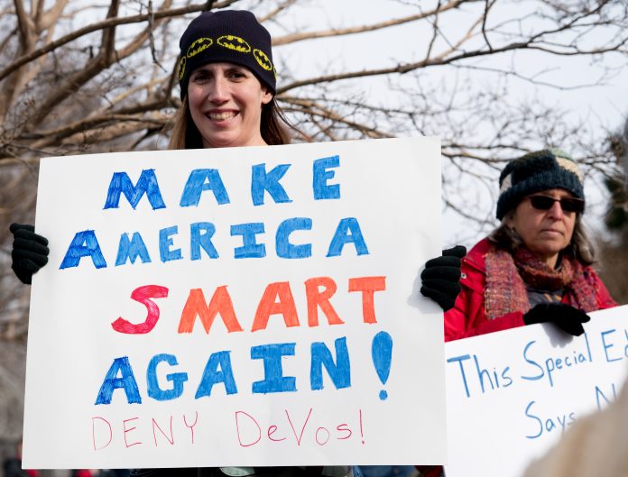 Protest of Betsy DeVos