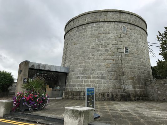The outside of the Martello Tower where James Joyce once lived, which currently serves as a museum. (ERIKA ORTIZ/THE OBSERVER)