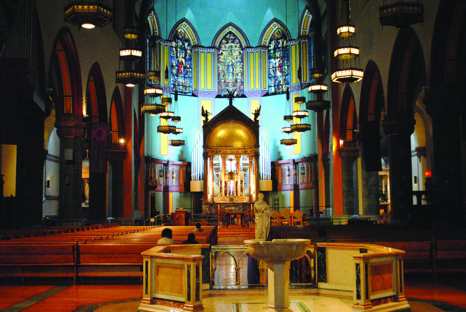 St. Paul’s Cathedral at 60th St. and Columbus Ave. is the center of Holy Week celebrations for Lincoln Center. (Charlie Puente/The Observer)