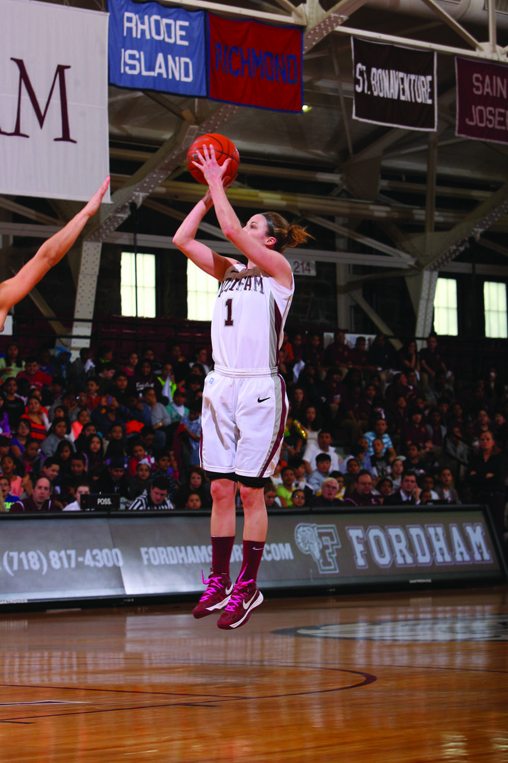Erin Rooney, FCRH ’13, was key in the team’s second- round victory. (Courtesy of Fordham Sports)