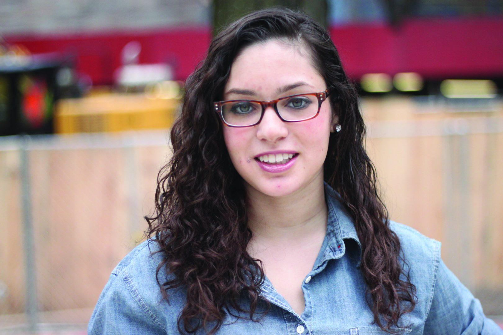 Lilly Barone, FCLC ’16, started the Deaf Education and American Sign Language Club (DEASL) to promote awareness of the deaf community. (Sara Azoulay/The Observer)