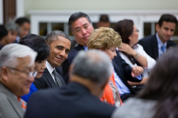 President Barack Obama in the Eisenhower Executive Office Building, July 23, 2013. (Official White House Photo by Pete Souza)