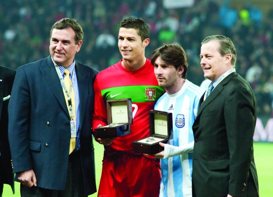 Players Cristiano Ronaldo and Lionel Messi have the biggest rivalry in soccer. (Fanny Schertzer /Wikipedia Commons)