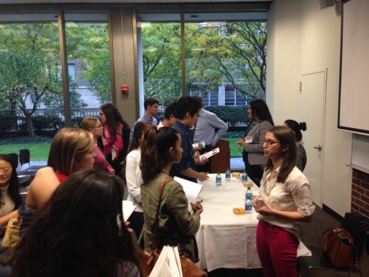 The “Internship Smarts for Liberal Arts: The Interview” event took place on Oct. 30, 2013. (Nanor Hartounian/The Observer)