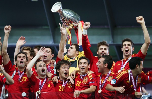 Spain has an opportunity to have the greatest single national team in football history (courtesy Carl Recine/Action Images/Zuma Press via MCT)