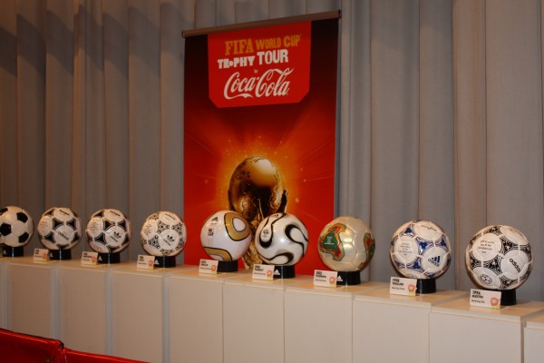 Spain, Germany, Brazil and Argentina are some favorites to win this year’s FIFA World Cup. (Courtesy coca cola south africa via flickr)