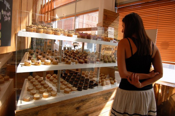 A woman looks over her options at H Bake Shop.(Courtesy of H Bake Shop) 