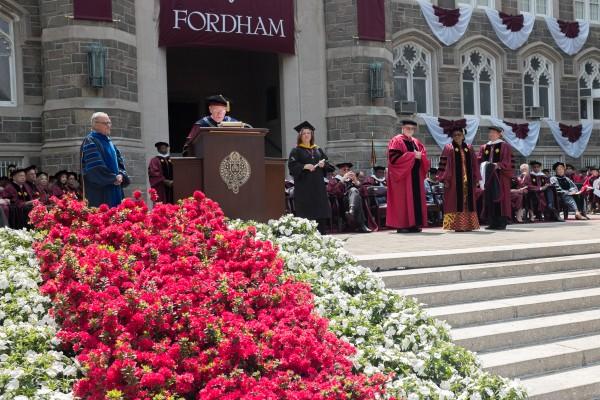 "You took the lessons, opportunities, and challenges that came at you and never let up.” Father McShane said.