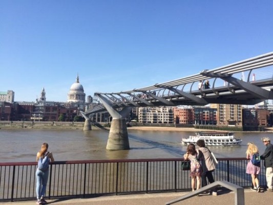 Millennium Bridge (PHOTO COURTESY OF MARISSA SBLENDORIO)