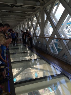 Tower Bridge Glass Floor (PHOTO COURTESY OF MARY MEED)