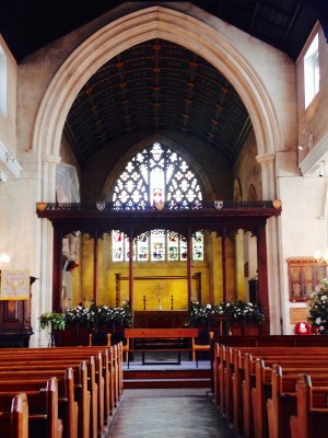 Interior of St. Mary Magdalene’s Church (PHOTO COURTESY OF MARLESSA STIVALI)