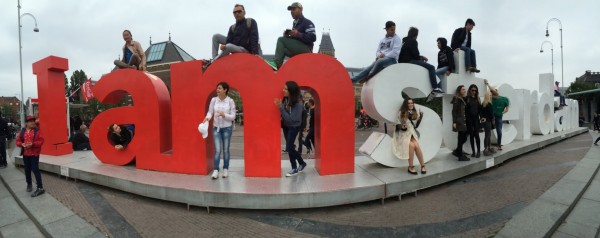 The 'I Amsterdam' sign (PHOTO COURTESY OF MARY MEED) 