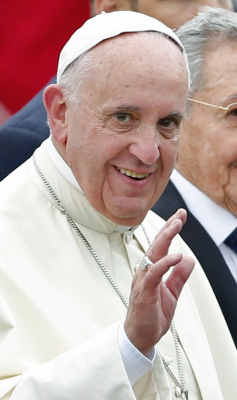 Pope Francis will arrive in the U.s. on Sept. 22. (Al Diaz/Miami Herald/TNS)