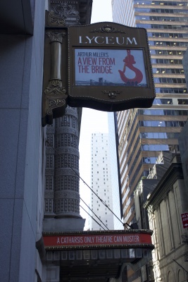 "A View From the Bridge" is being performed at the Lycecum Theatre on W 45 Street. (JESSICA HANLEY/THE OBSERVER)