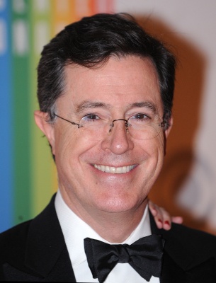 Comedian Stephen Colbert arrives at the Kennedy Center Honors gala in Washington, D.C. (OLIVIER DOULIERY/ABACA PRESS VIA TNS)
