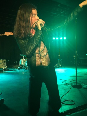 BØRNS gets up close and personal with the audience at WinterFest 2016. (REESE RAVNER/THE OBSERVER)