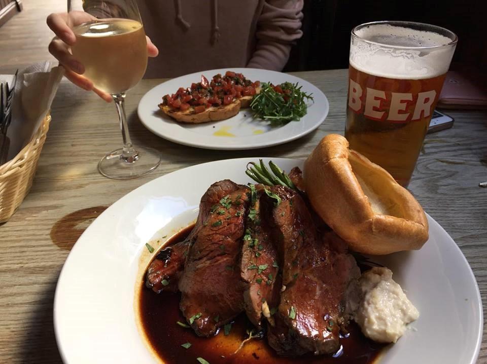 A photo of my last Sunday roast in London. (CALLAN MCCARTHY/ THE OBSERVER)
